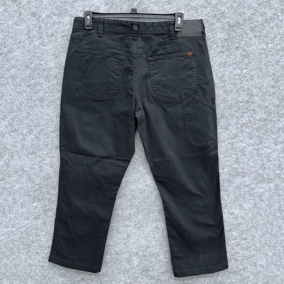 Eddie Bauer Men’s Canvas Utility Stretch Pants, Black, Size 36x29 - Picture 3 of 13